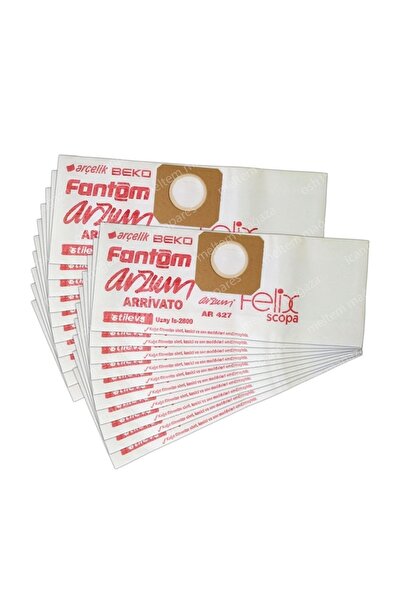 Parmis Phantom Compatible Master Cc 5750 Broom Paper Dust Bag 20 Pieces
