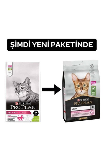 Pro Plan Yetişkin Kedi Delıcate Kuzu Etli 10 kg