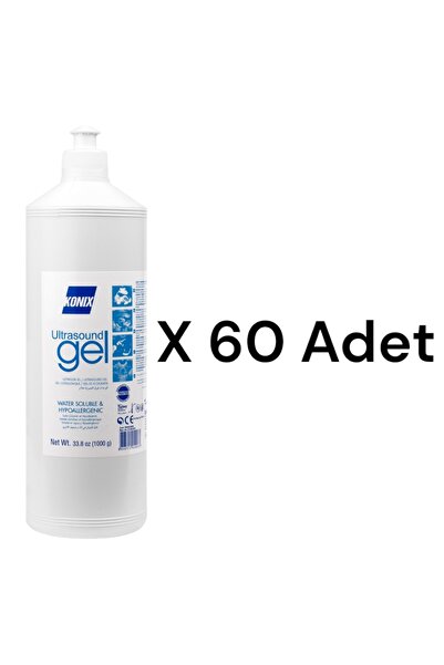 Konix KONİX ULTRASON VE LAZER JELİ 60 ADET (60 ADET)