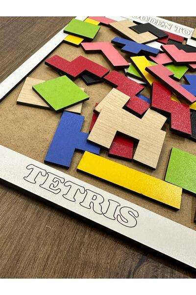 EXIN Educational Children's Wooden Block Puzzle Tetris Intelligence Game