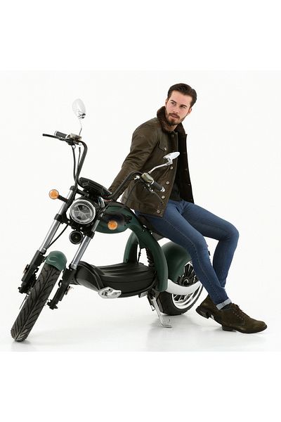 Tamer Tanca Tamer Tanca Men's Genuine Leather Leather Coat Leather Coat 797 1864 Erk Dr Jacket Sk21-22