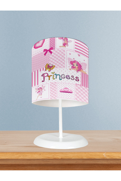 MASAL ODAM Baby and Children's Room Princess Patterned Pink Lampshade