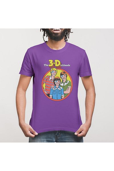 Built By Crazy Μπλουζάκι Unisex Steven Rhodes 3 Dickheads