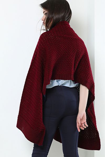 Sheilar Knitwear Basket Knitted Shawl