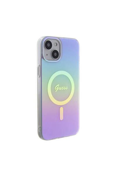 Guess iPhone 15 Uyumlu Kılıf Guess Lisanslı Magsafe Şarj Özellik Yazı Logolu ...