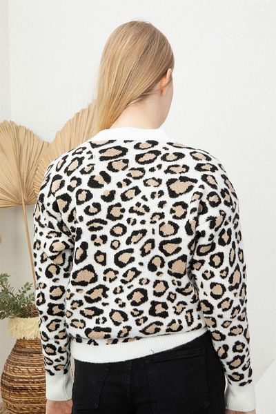 Ocean Leopard Pattern Sweater