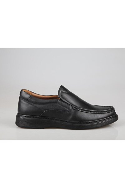 KOMCERO 3k1058 Чоловічі повсякденні черевики з натуральної шкіри чорного кольору