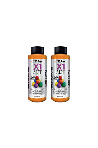 Polisan X1 Art Multisurface Akrilik Hobi Boyası 120ml - Turuncu 0032 (2 ADET)