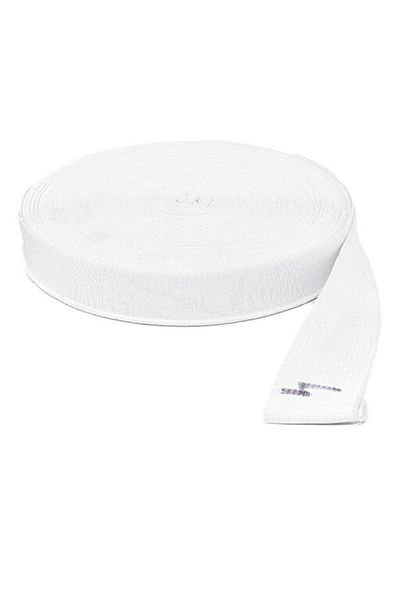 mrtbilisim 1.5 Cm 10 Meters White Super Woven Waist Leg Frost Rubber Flat Wide Rubber Latex Product Baby Tire