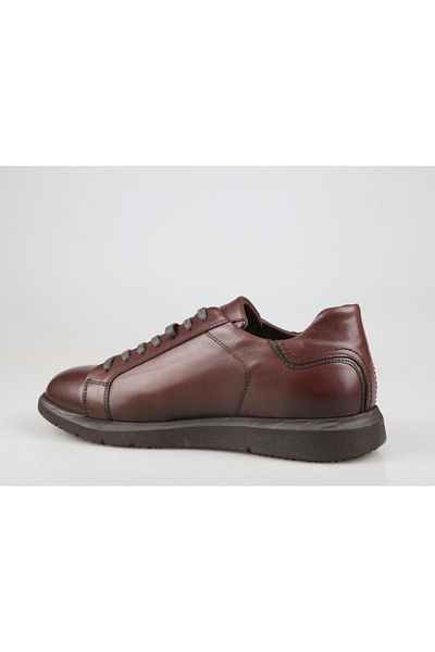 KOMCERO Ανδρικά casual παπούτσια 3k1585 Dr Jells Genuine Leather Tan