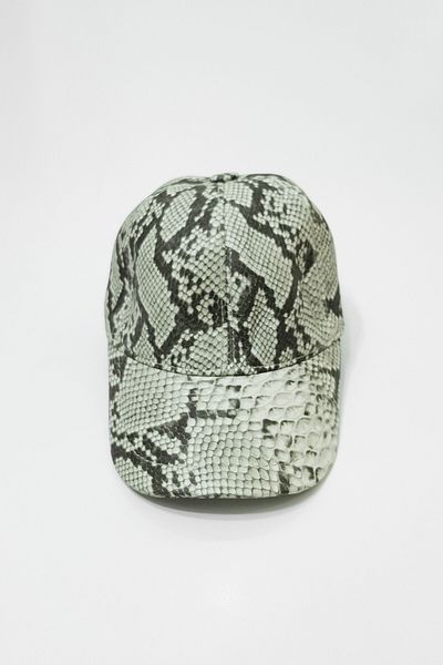 Ebsumu Unisex Leather Gray Cap