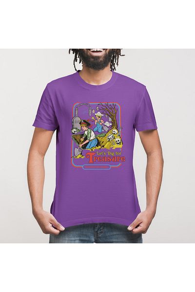 Built By Crazy Μπλουζάκι Unisex Lets Dig For Treasure