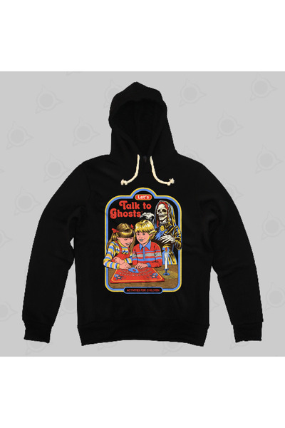 Built By Crazy Hanorac cu glugă unisex Lets Talk To Ghosts