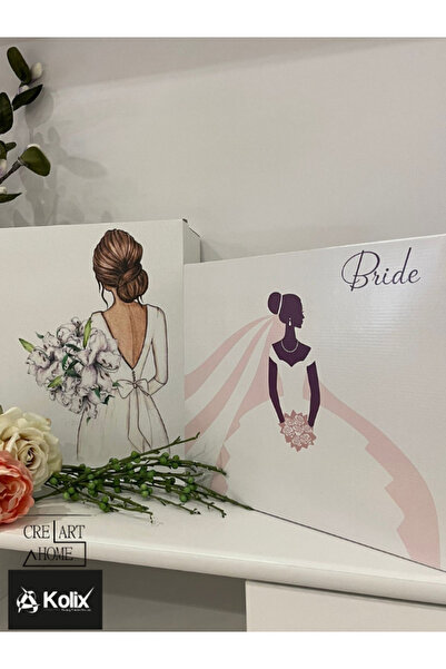 KOLİX Bride Gelin Bohçası-Bride Gelin Kutusu-Gelin Kutusu-Gelin Bohçası - 2 '...