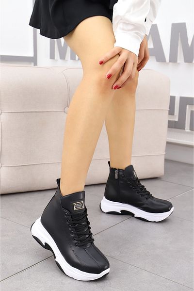 Madam Tarz Μπότες Mark Sport Sole δεμένες
