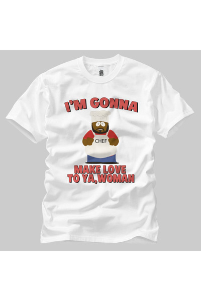 Built By Crazy South Park Chef unisex majica - "Napraviću ljubav s tobom"