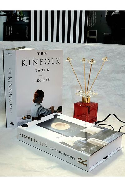 Saccura Decor Set of 2 Simplicity Kinfolk Decorative Box Set Book Box Set