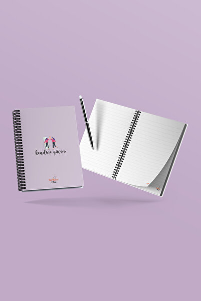 Harikalar Ofisi Confidence Themed 14*19 Lined Notebook