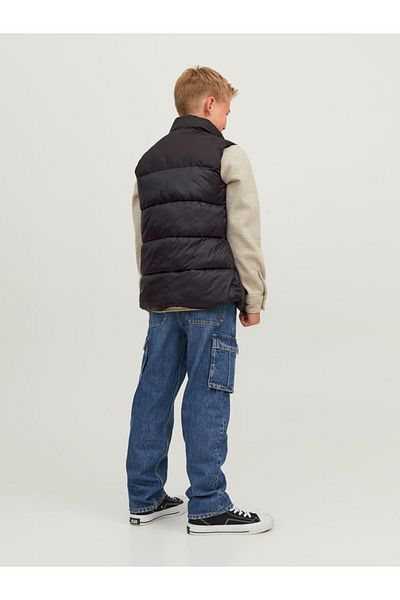 Jack & Jones Jack Jones Toby Bodywarmer Collar Mr. Jnr Детска черна жилетка 12236914-02