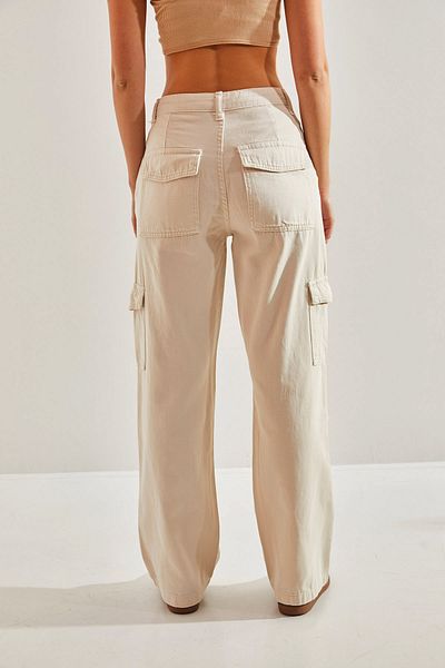 Bianco Lucci Women's Cargo Pocket Pants
