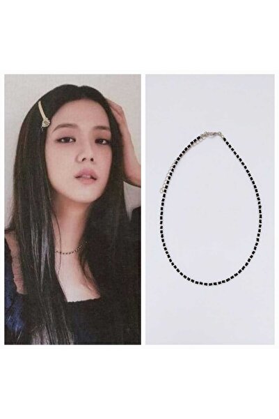 REN AKSESUAR قلادة كيه بوب بلاك بينك جيسو