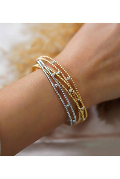 Elis Kuyumculuk 3 Renkli Dorika Bilezik