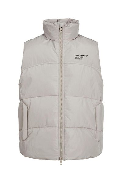 Jack & Jones Ανδρικό μπεζ παλτό Jack Jones Jorviper Bodywarmer 12238870 -06