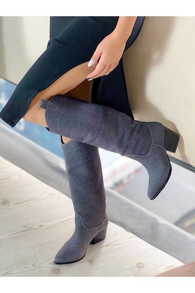 irmona FOLLY SMOKED JEAN JEANS DALLAS ΜΠΟΤΑΚΙΑ ΚΑΤΩ ΤΟ ΓΟΝΑΤΟ