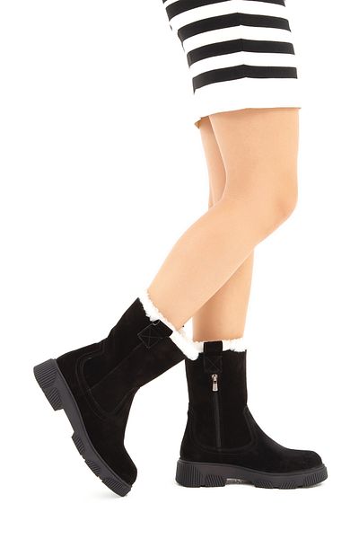 Tamer Tanca Women's Genuine Leather Casual Boots 928 46068 Bn Boots Ayk Sk22/23