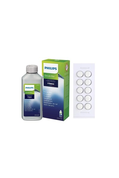 Philips EP 5447 Kireç Solüsyonu, 10'lu Yağ Çözücü Tablet 2'li Set