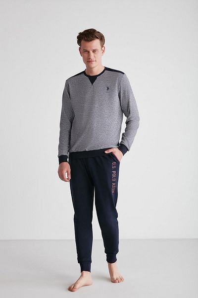 U.S. Polo Assn. Ανδρική μακρυμάνικη φόρμα πιτζάμα Navy Blue C1T8N7O20