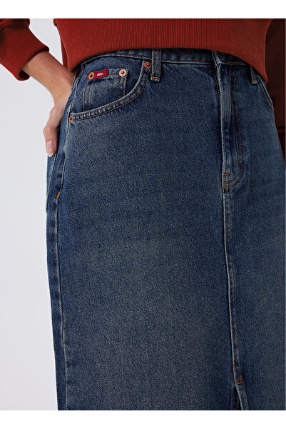 Lee Cooper Standart Bel Mavi Kadın Standart Etek 241 LCF 126004 RUBYS ROSADA BLUE