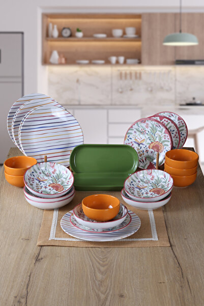 Keramika Pateh 6 Kişilik 26 Parça Yemek Takımı
