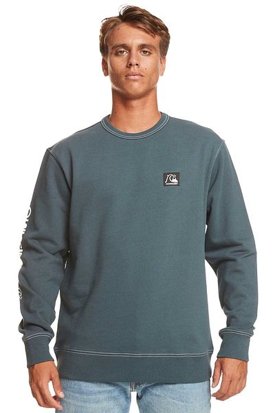 Quiksilver Quiksilver Ls Textile Sweatshirt Midnight Navy Men's Sweatshirt