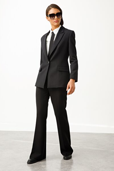 Moda İlgi Modailgi Блейзер з одним ґудзиком, чорний