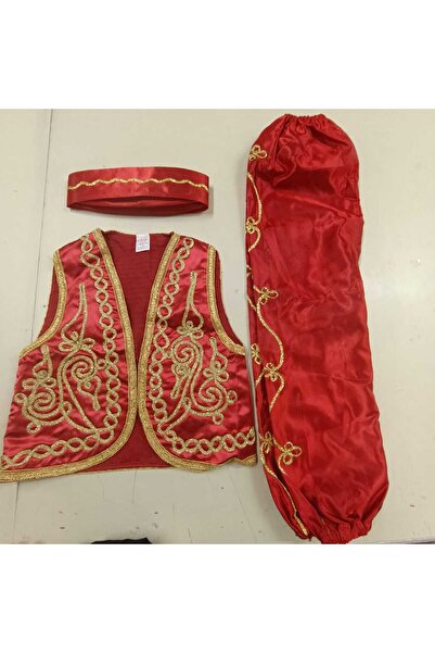 DilekKostüm 23 Nisan Yelek Şavlar Kep Yöresel Kostüm Foklör Kıyafeti