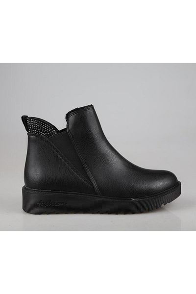 Style Star 232-253 Μαύρα Γυναικεία Μποτάκια