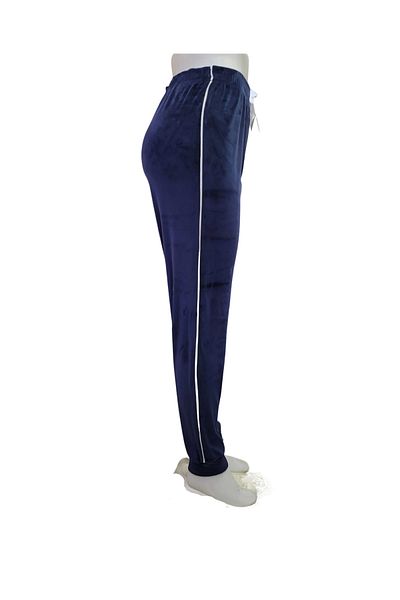 Pijamoni PIJAMONI WOMEN'S SOFT VELVET BOTTOM PAJAMA-NAVY BLUE