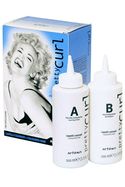 Artego Pretty Curl Kalıcı Colored Tek Kullanımlık Alkali Perma İlacı 100+100 ml