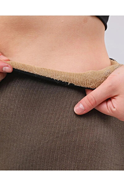 SAUNA SUIT Pantyhose Skin Color Matching Plush Inside and Thermal Pantyhose