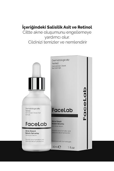 FaceLab Anti-Acne Skin Oil Balancing Care Serum 30 ml