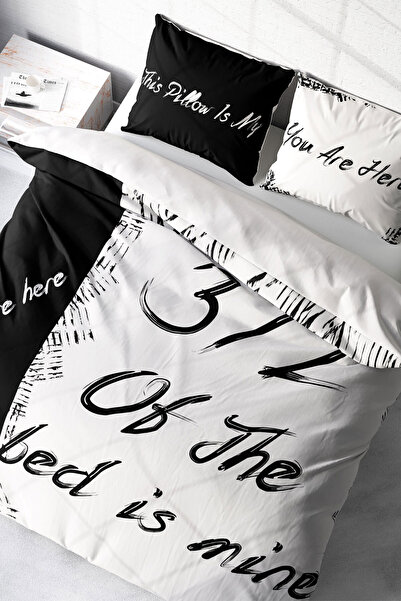 MonoHome Set cuvertură de pat dublă din satin 100% bumbac cu cearșafuri elast...