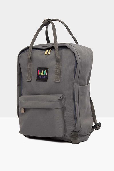 Bagmori Gray Women's Square Strap Adjustable Bag M000001621