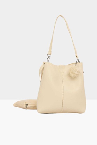 Bagmori Крем Жіноча сумка з магнітною застібкою M000002770