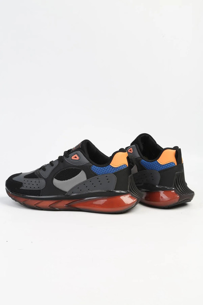 DUNLOP Pánské 4 sezóny Chůze a Běh Sport Protiskluzová vzduchová podrážka Lehká Pohodlná Ortopedická kůže Černý sportovní styl