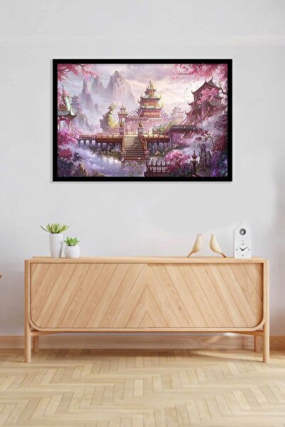 pixartsanat Çin Sarayı 40*30cm PixArt Sanat Elmas Mozaik Tablo Diamond Türkiye