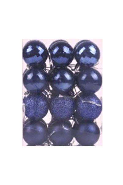 parti sürprizi Коледна елха синя топка декорация 16 броя 6 см