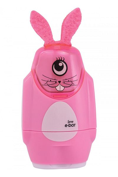 Serve E-bot - Ξύστρα μολυβιών Rabbit Eraser - Candy Pink