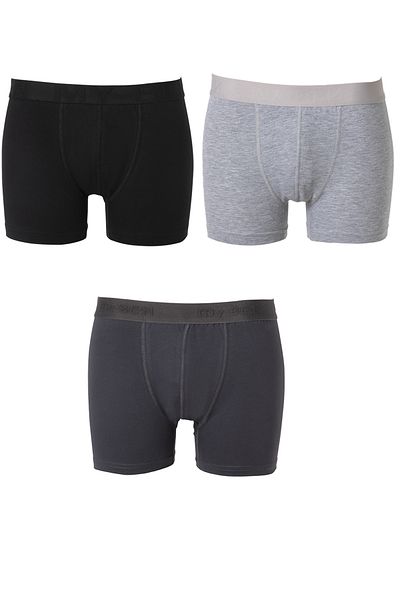 MyBen Cotton and Lycra Premium Ultra Comfortable Full Lycra Compact Combed Cotton 3-Piece Boxer B-912