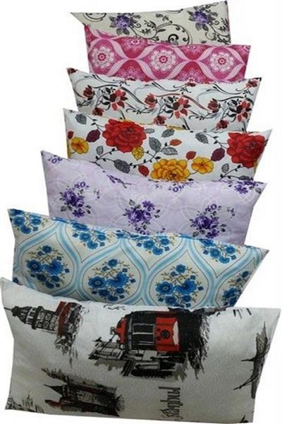 mycey 4 bucăți fată de pernă cu model 50x70 cm țesătură Ranforce cu fermoar